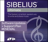 Sibelius-Ultimate Retail Digital Version Update and Support Plan Renewal for Sibelius-Ultimate 1-Yea